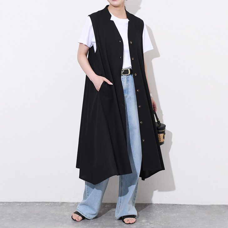 Y's 黒 変形 ロングベスト ジレ ワンピース アシンメトリー 2 Y's 黒 変形 ロングベスト ジレ ワンピース アシンメトリー 2 REAL