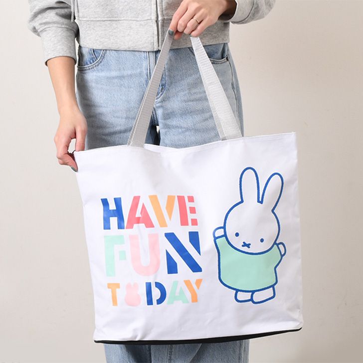 ゆきち！！ミッフィー★キャディバック★ Miffy ミッフィー トートバッグ トートバック A4 大きめ