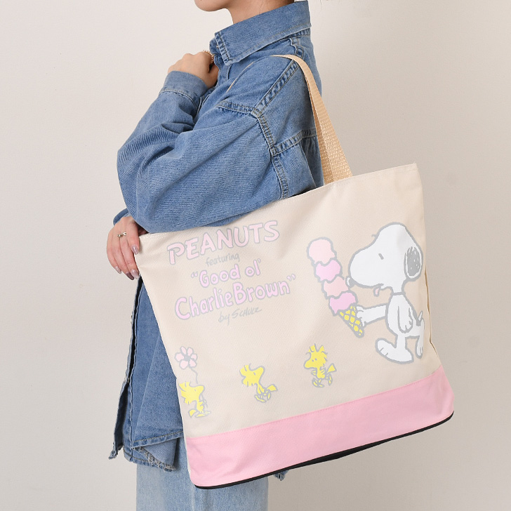 SNOOPY レトロバッグ 大容量 グレー 楽天市場】【ポイント10倍！】 スヌーピー 2way ショルダー