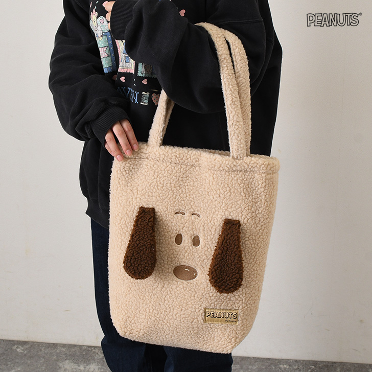 SNOOPY（スヌーピー） トートバッグ レディース a4 縦型 軽い 軽量