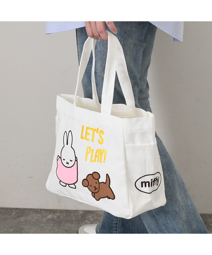 Miffy（ミッフィー） トートバッグ ランチバッグ レディース 小さめ