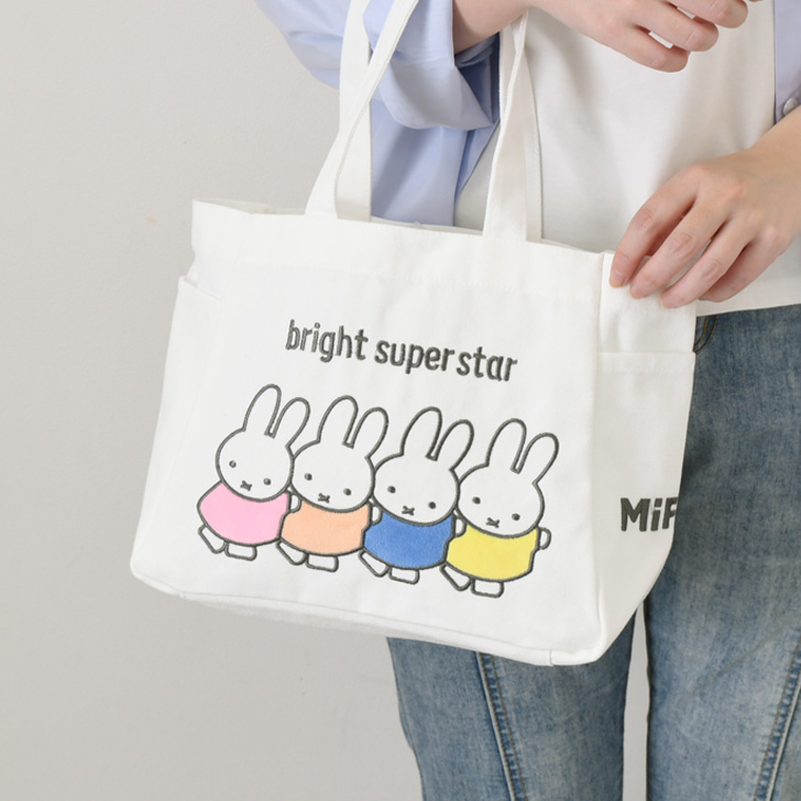 Miffy（ミッフィー） トートバッグ ランチバッグ レディース 小さめ