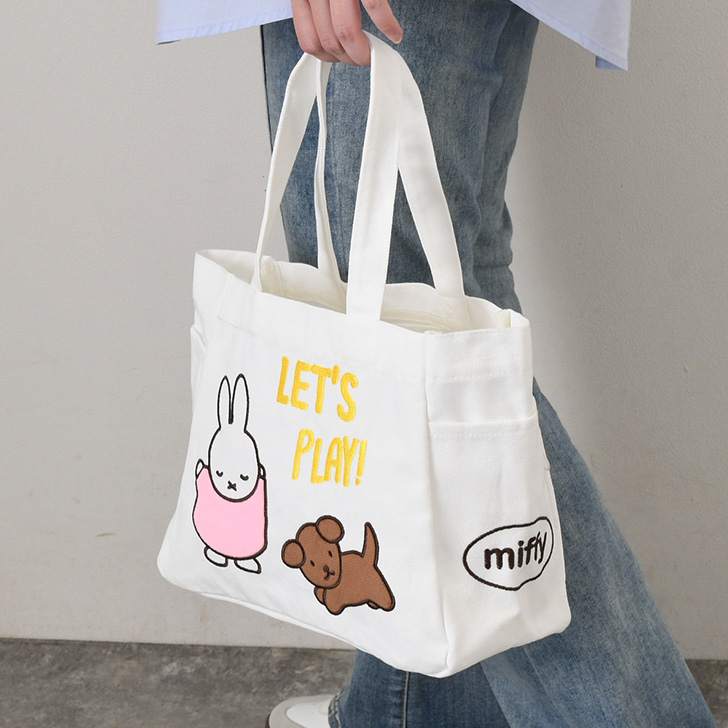 Miffy（ミッフィー） トートバッグ ランチバッグ レディース 小さめ