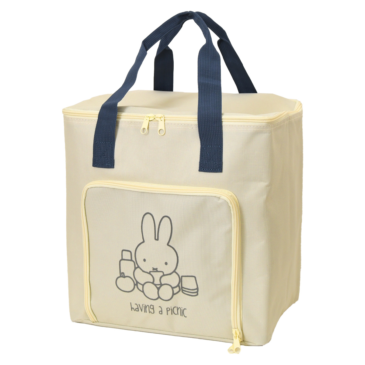 保冷バッグ 保冷バック 大容量 ファスナー トート 保温 ミッフィー miffy 自立 マチ広 クーラーバッグ 20L キャラクター グッズ | Miffy | 03