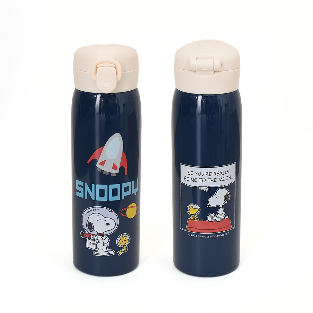 SNOOPY（スヌーピー） 水筒 500ml 保冷 保温 直飲み ワンタッチ