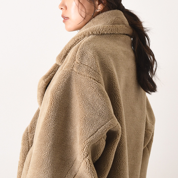 REAL STYLE（ファッション） コート レディース 冬 ロング ボア