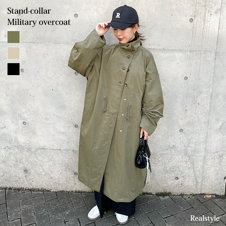 REAL STYLE コート レディース 秋 冬 大きいサイズ ロング モッズ