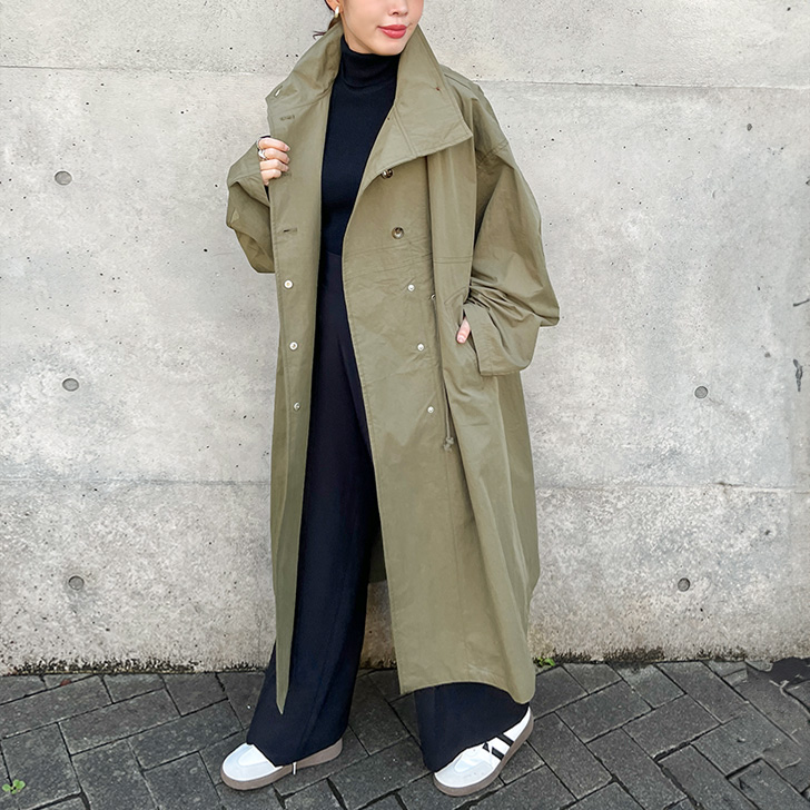 REAL STYLE コート レディース 秋 冬 大きいサイズ ロング モッズ