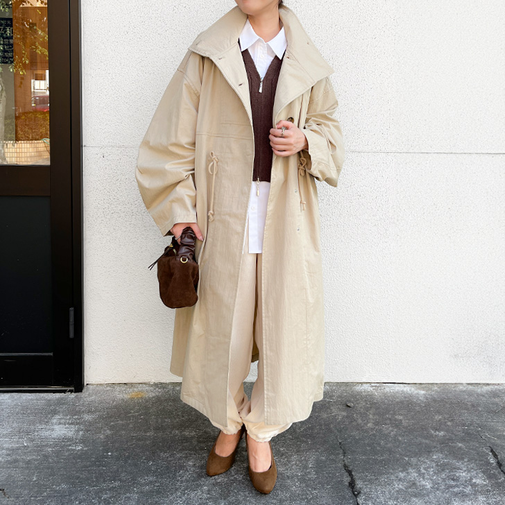 REAL STYLE コート レディース 秋 冬 大きいサイズ ロング モッズ