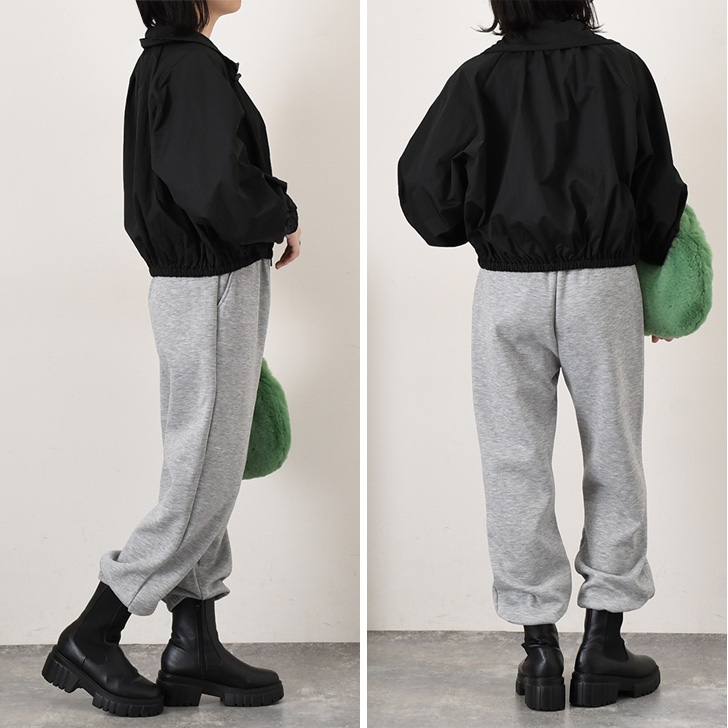 REAL STYLE ブルゾン レディース 秋 冬 ショート丈 ダブルジップ