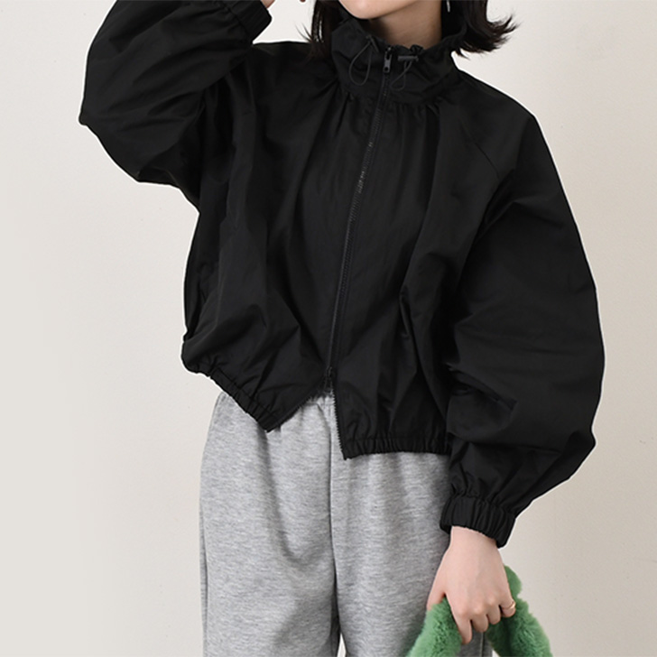 REAL STYLE ブルゾン レディース 秋 冬 ショート丈 ダブルジップ