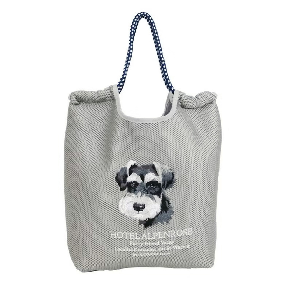 neighborhood dog トートバッグ　グレー REAL STYLE SOBIA ソビア トートバッグ ショルダー バッグ レディース