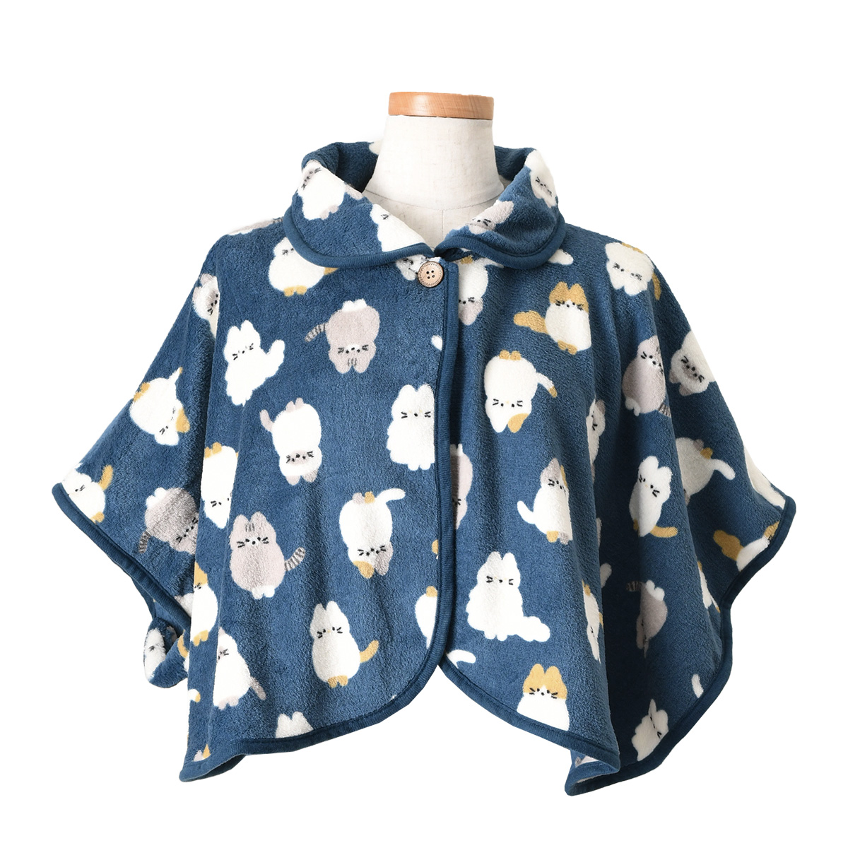 REAL STYLE 肩当て 寝具 ポンチョ ケープ レディース 冬 防寒 はんてん