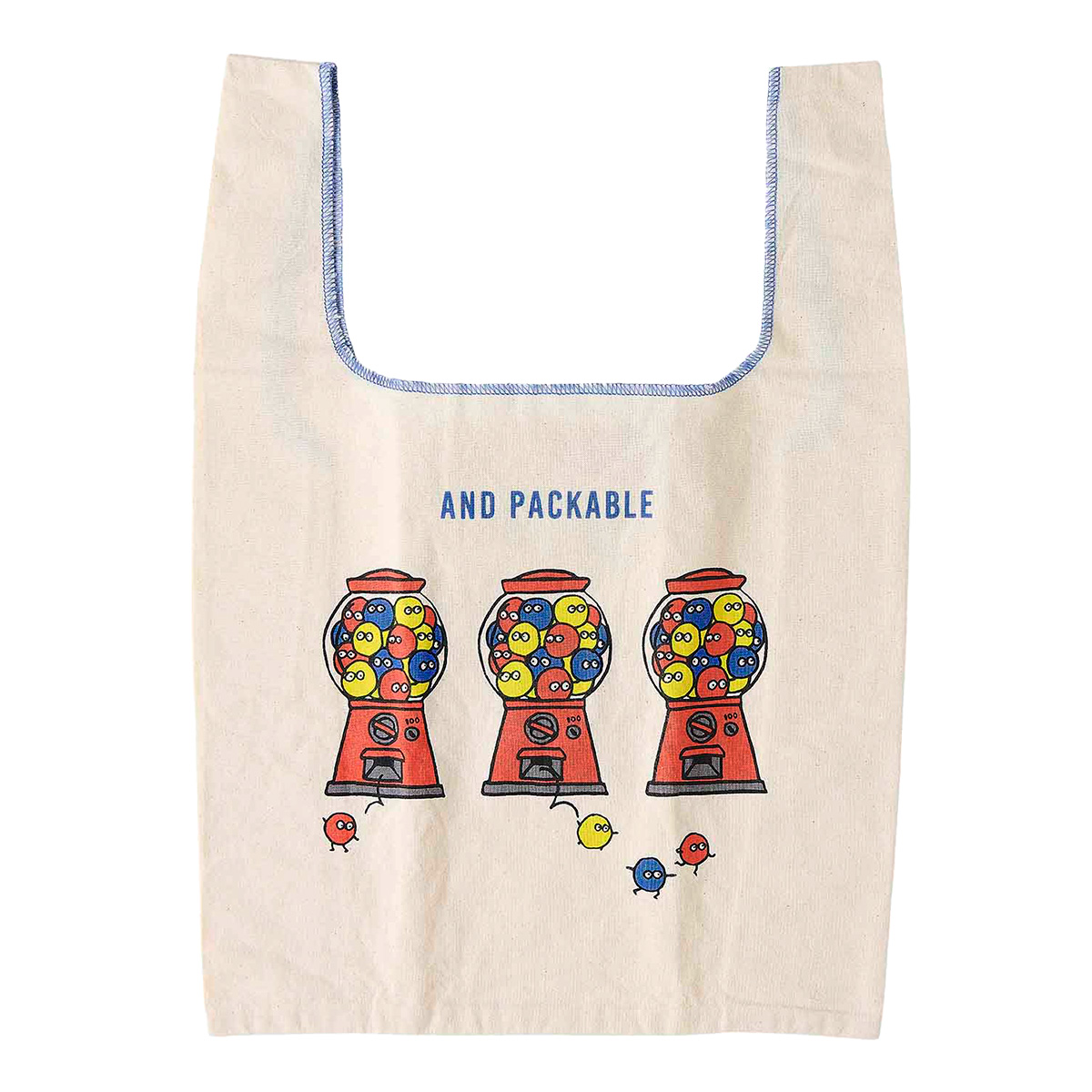 AND PACKABLE（アンドパッカブル） エコバッグ 折り畳み 小さめ マチ広