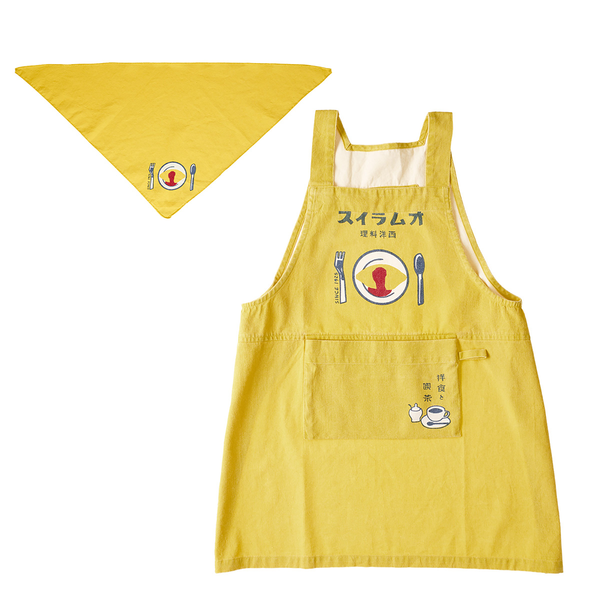 アンドパッカブル AND PACKABLE キッズエプロン エプロン かぶるだけ