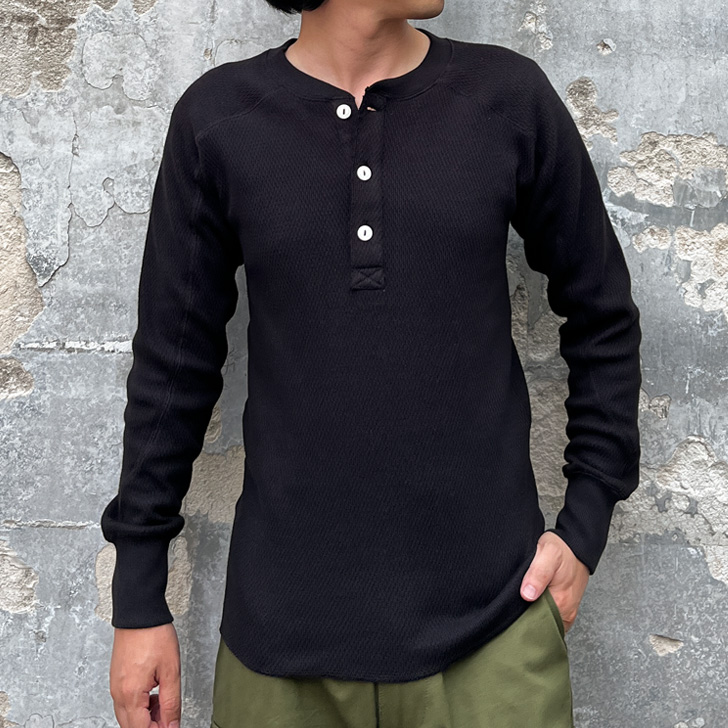 HOUSTON（ヒューストン） HOUSTON Tシャツ メンズ 長袖 無地 トップス