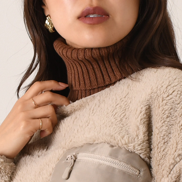 REAL STYLE（ファッション） ネックカバー 秋 冬 タートルネック