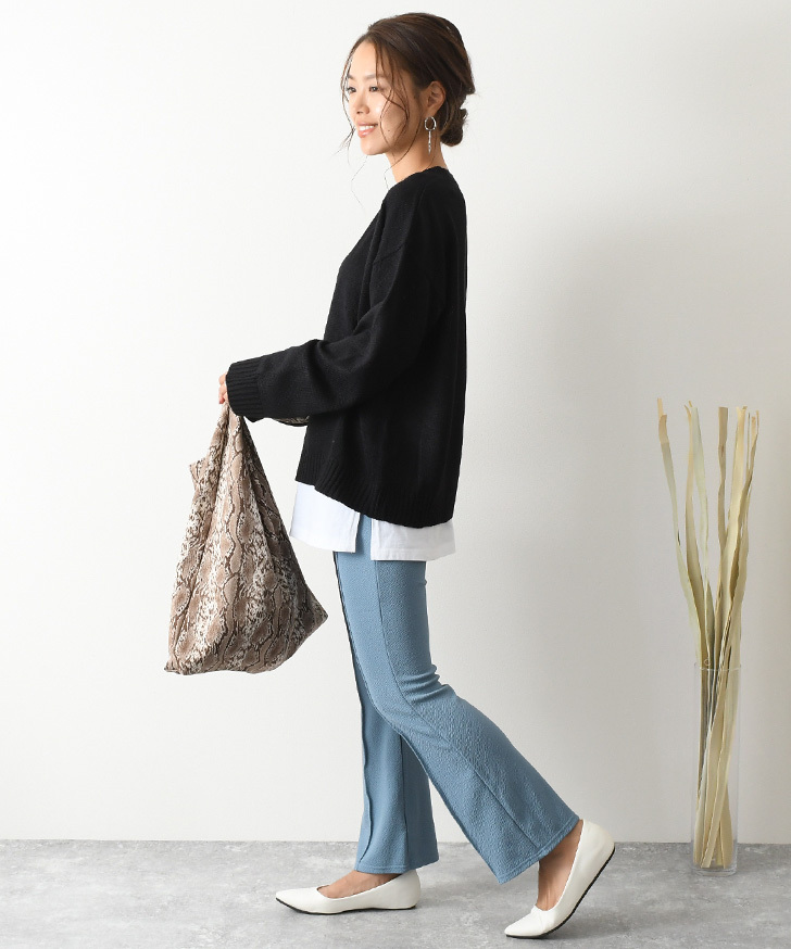 REAL STYLE（ファッション） フレアパンツ レディース 春