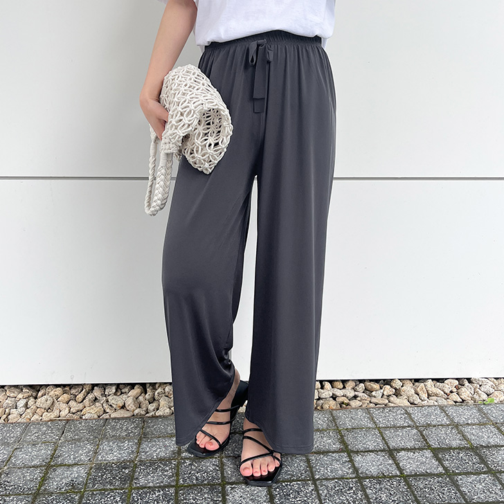 REAL STYLE（ファッション） ワイドパンツ レディース 夏 ロング