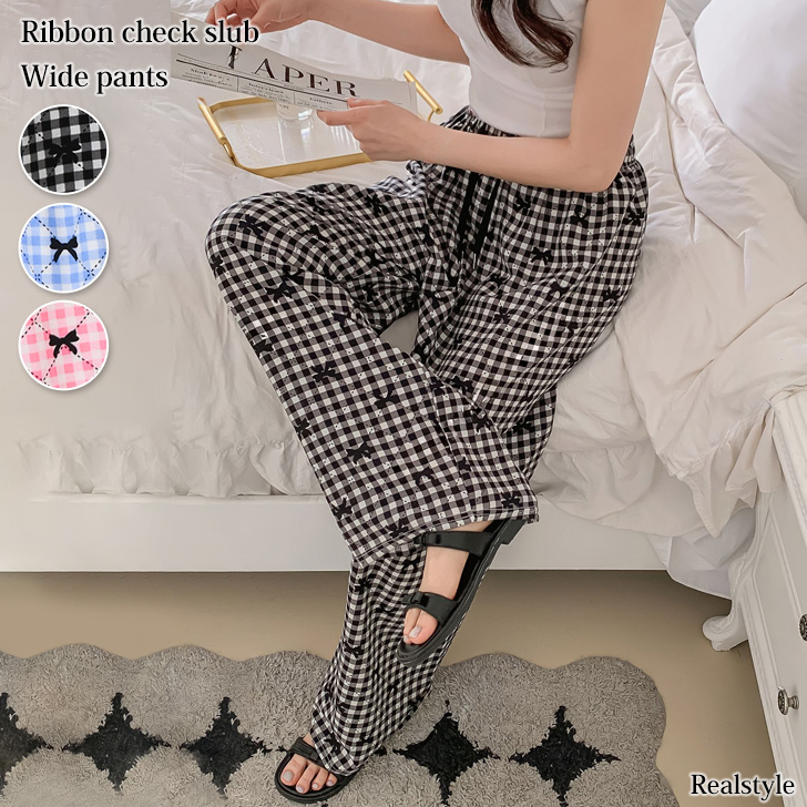REAL STYLE（ファッション） ワイドパンツ レディース 丈長め 夏