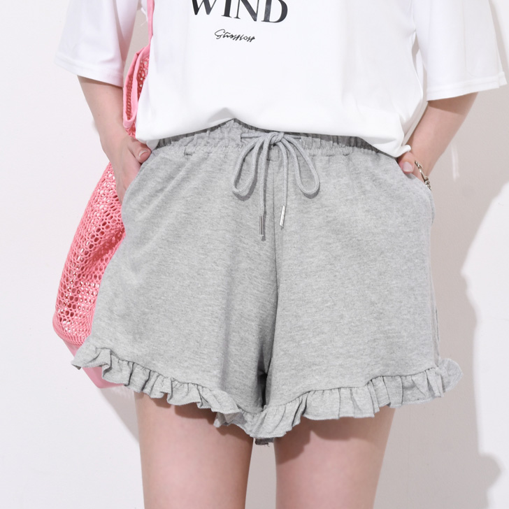ロックギャルvibes古着 豹柄フェイクファートリムスウェットショートパンツ REAL STYLE(ファッション) ショートパンツ レディース 夏