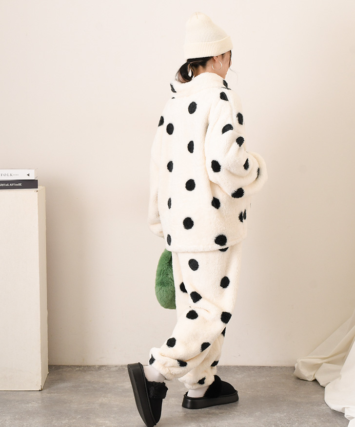 REAL STYLE セットアップ レディース 秋 冬 ルームウェア 長袖 大きい