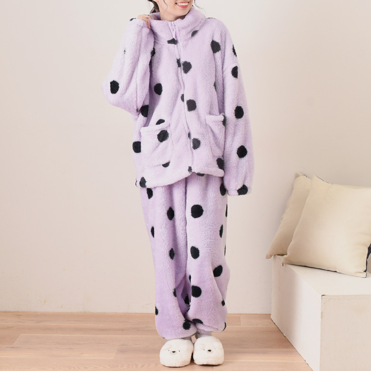 REAL STYLE セットアップ レディース 秋 冬 ルームウェア 長袖 大きい