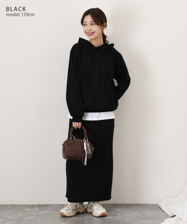 REAL STYLE セットアップ レディース カジュアル 秋 冬 長袖 パーカー