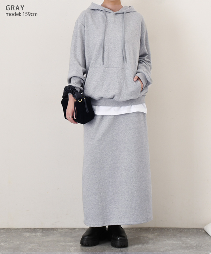 REAL STYLE セットアップ レディース カジュアル 秋 冬 長袖 パーカー