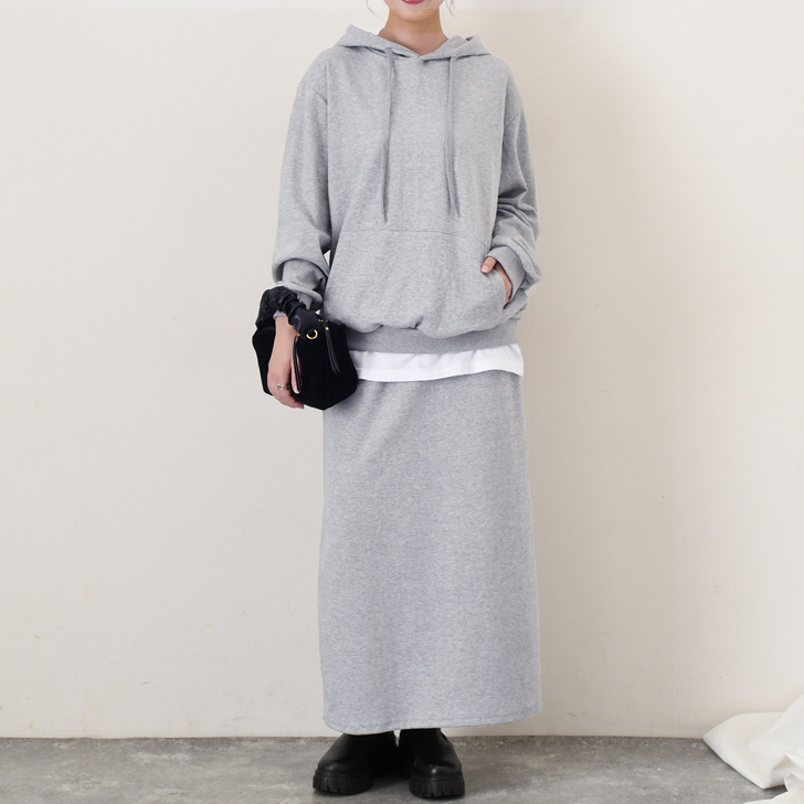 REAL STYLE セットアップ レディース カジュアル 秋 冬 長袖 パーカー