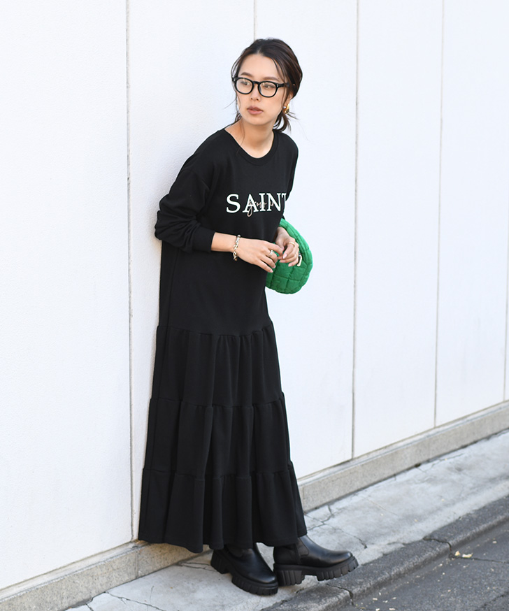 REAL STYLE（ファッション） ワンピース レディース 長袖 秋 冬