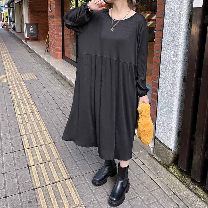 REAL STYLE（ファッション） ワンピース レディース ロング丈 秋