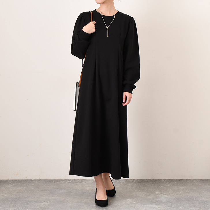 REAL STYLE（ファッション） ワンピース レディース 秋 冬 長袖 ロング