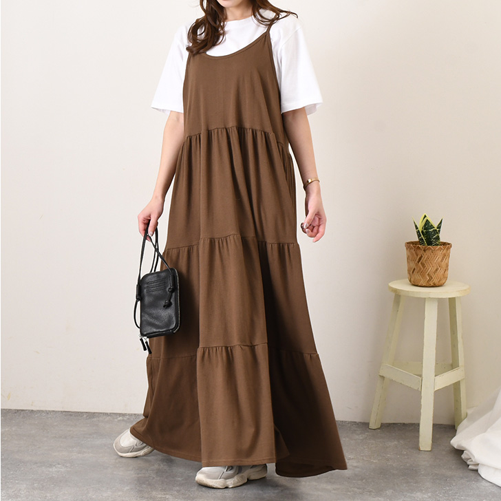 REAL STYLE ワンピース レディース 春 夏 きれいめ ロング マキシ 高