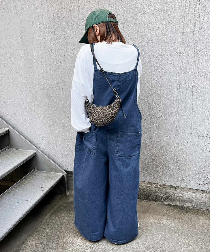 REAL STYLE オーバーオール デニム レディース サロペット パンツ 薄手