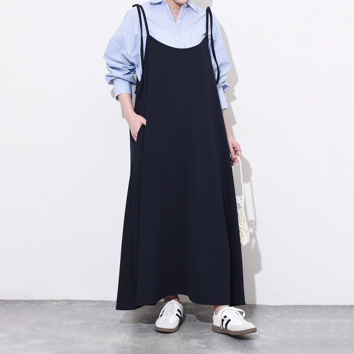 REAL STYLE ワンピース レディース 春 夏 ロング マキシ きれいめ