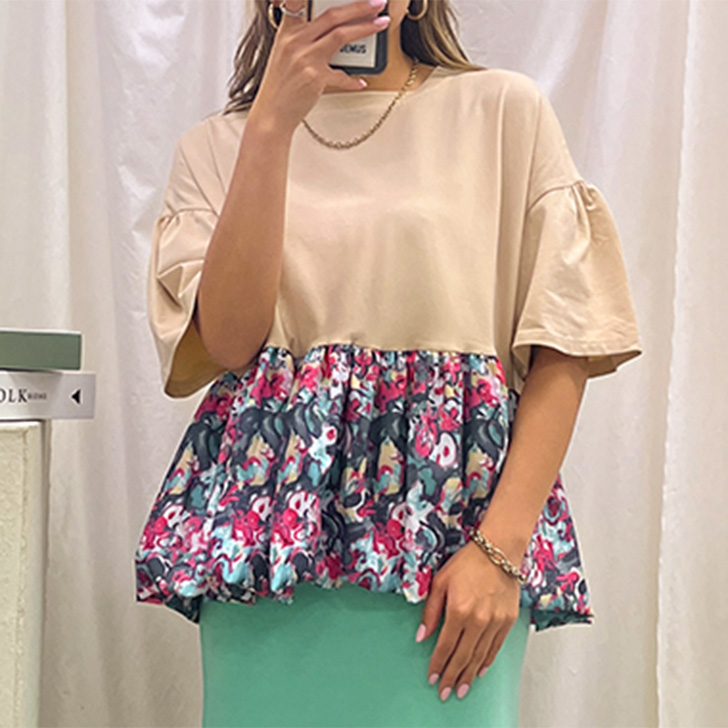 REAL STYLE（ファッション） カットソー レディース 夏 半袖