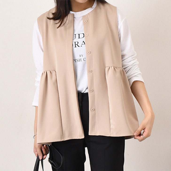 REAL STYLE（ファッション） ベスト レディース 春夏 秋冬 前