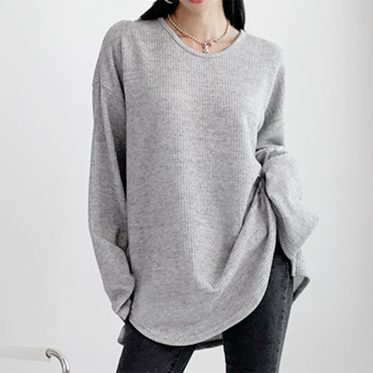 REAL STYLE ニットソー レディース 長袖 大きいサイズ 秋 冬 トップス