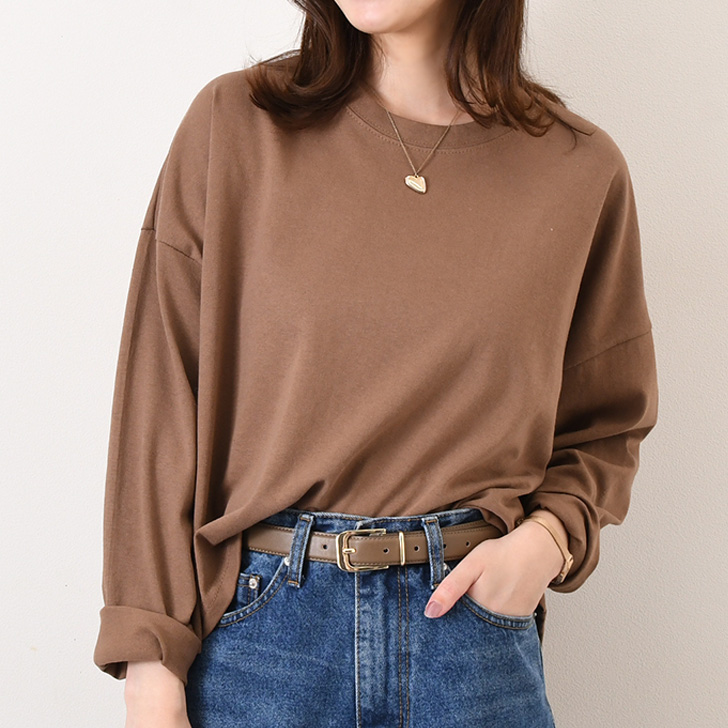 ウユ（nuyuh）レディース カットソー ブラウン系  （サイズ/F）*ro1068 Amazon | [ZHONGJUE] ブラウン ブラウス レディース