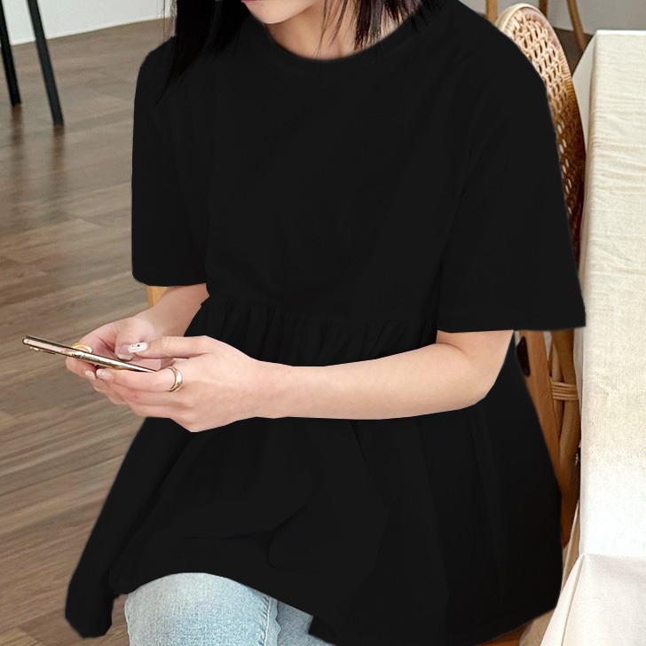REAL STYLE カットソー レディース 半袖 コットン 綿 トップス Tシャツ