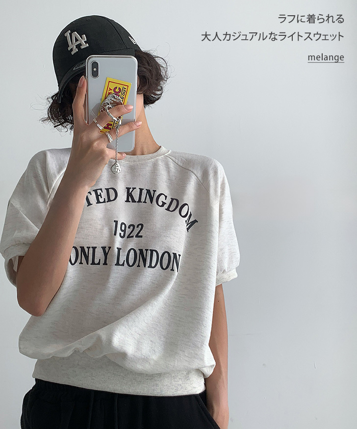 REAL STYLE（ファッション） ライトスウェット レディース 半袖