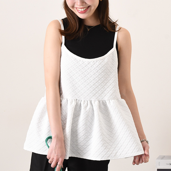 REAL STYLE（ファッション） キャミソール レイヤード ビスチェ