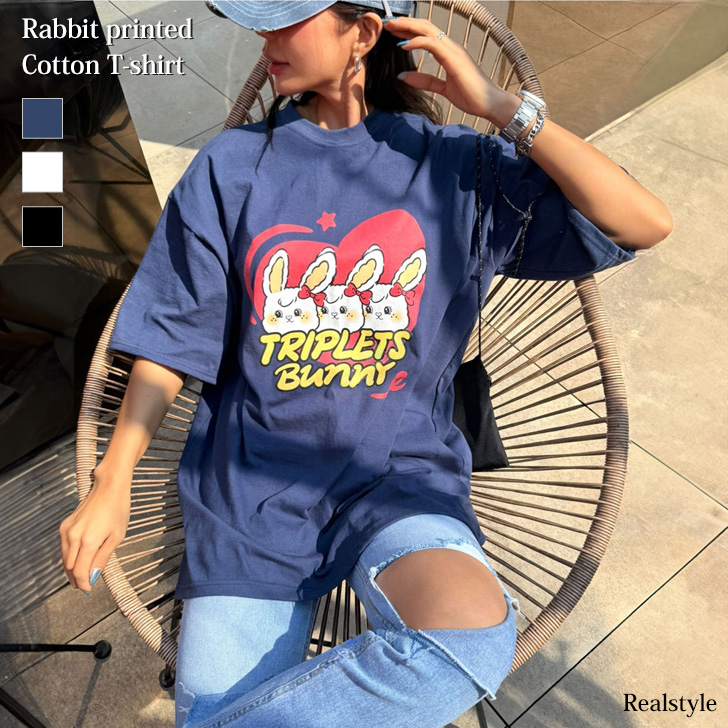 レディース Tシャツ カットソー 半袖 お洒落 青 夏服 トップス ティシャツ Honeys（ハニーズ） トップス Tシャツ 半袖Tシャツ カットソー 半袖