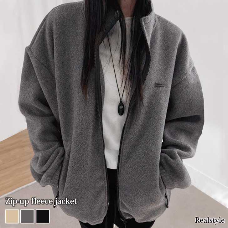 REAL STYLE フリース レディース メンズ ジャケット フリース