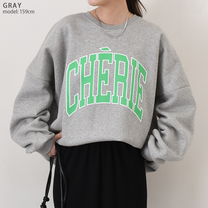 REAL STYLE スウェット レディース 裏起毛 ロゴプリント ゆったり
