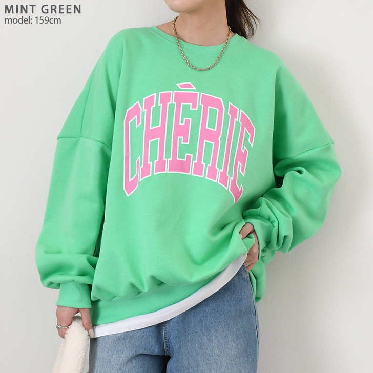 REAL STYLE スウェット レディース 裏起毛 ロゴプリント ゆったり