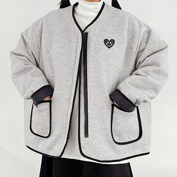 REAL STYLE キルティング ジャケット リバーシブル コート レディース