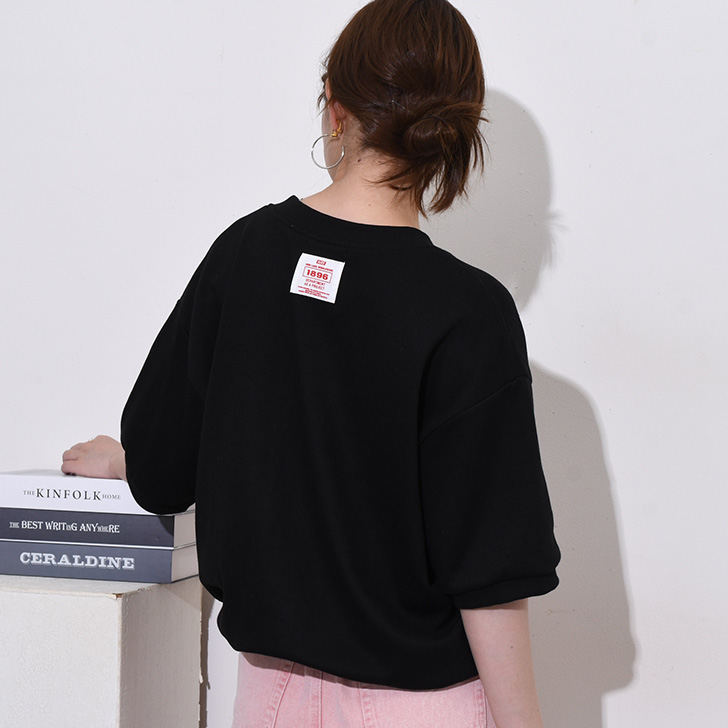 REAL STYLE ライトスウェット レディース 半袖 トレーナー 薄手 涼しい