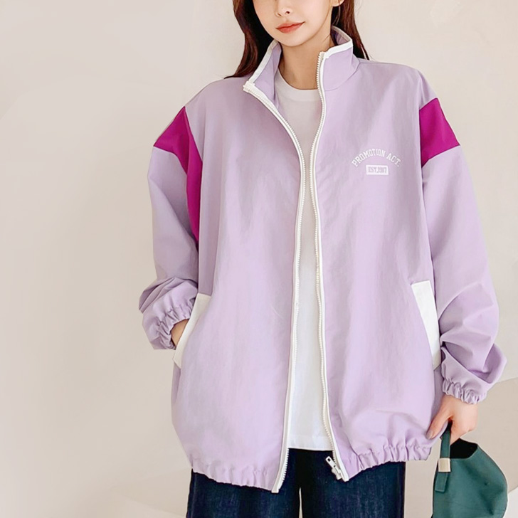 REAL STYLE トラックジャケット レディース 春 夏 軽量 撥水 トップス